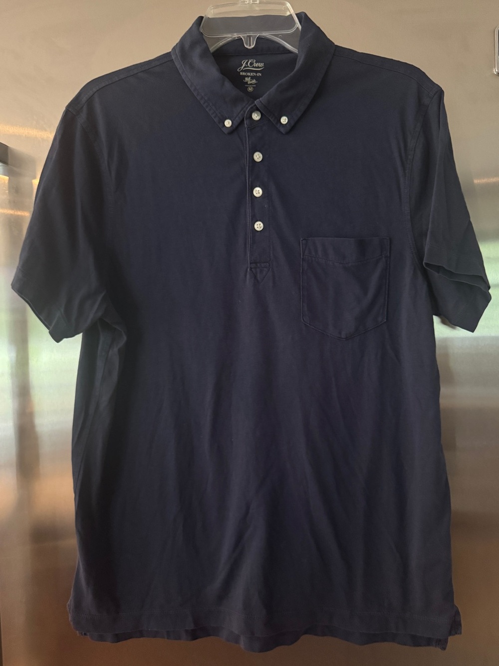J. Crew Men’s Navy Broken-In Polo. Size M.  A+ Condition. Very soft! Retail $79.